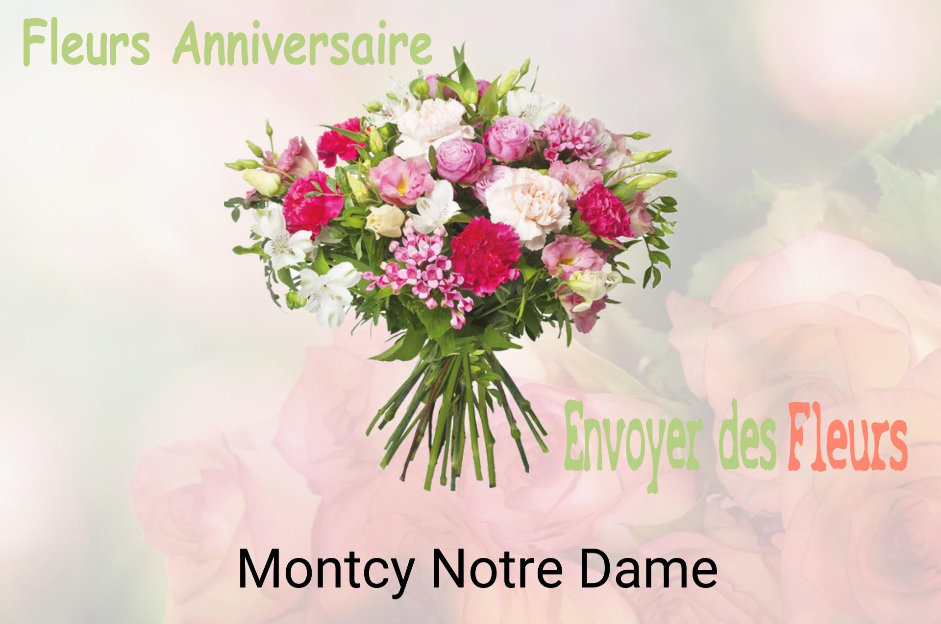 Bouquet de fleurs d’anniversaire livré à Montcy-Notre-Dame