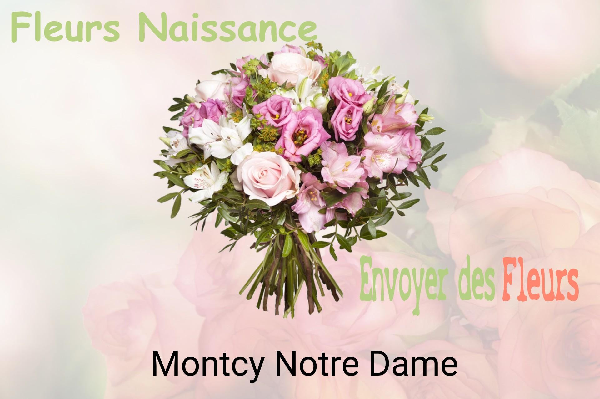 Bouquet de fleurs de naissance livré à Montcy-Notre-Dame